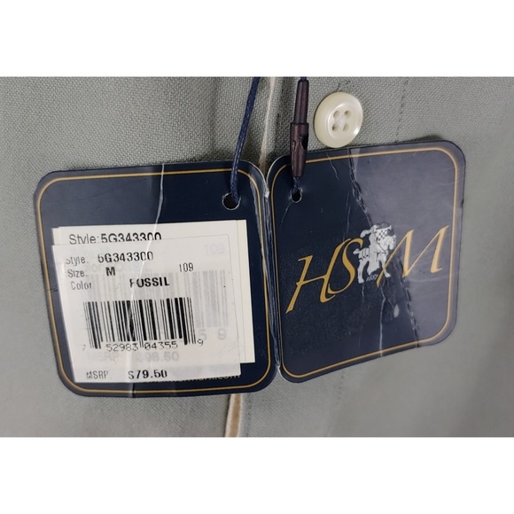 NWT Hart Schaffner & Marx Casual Button-Down Shirt - Picture 6 of 6